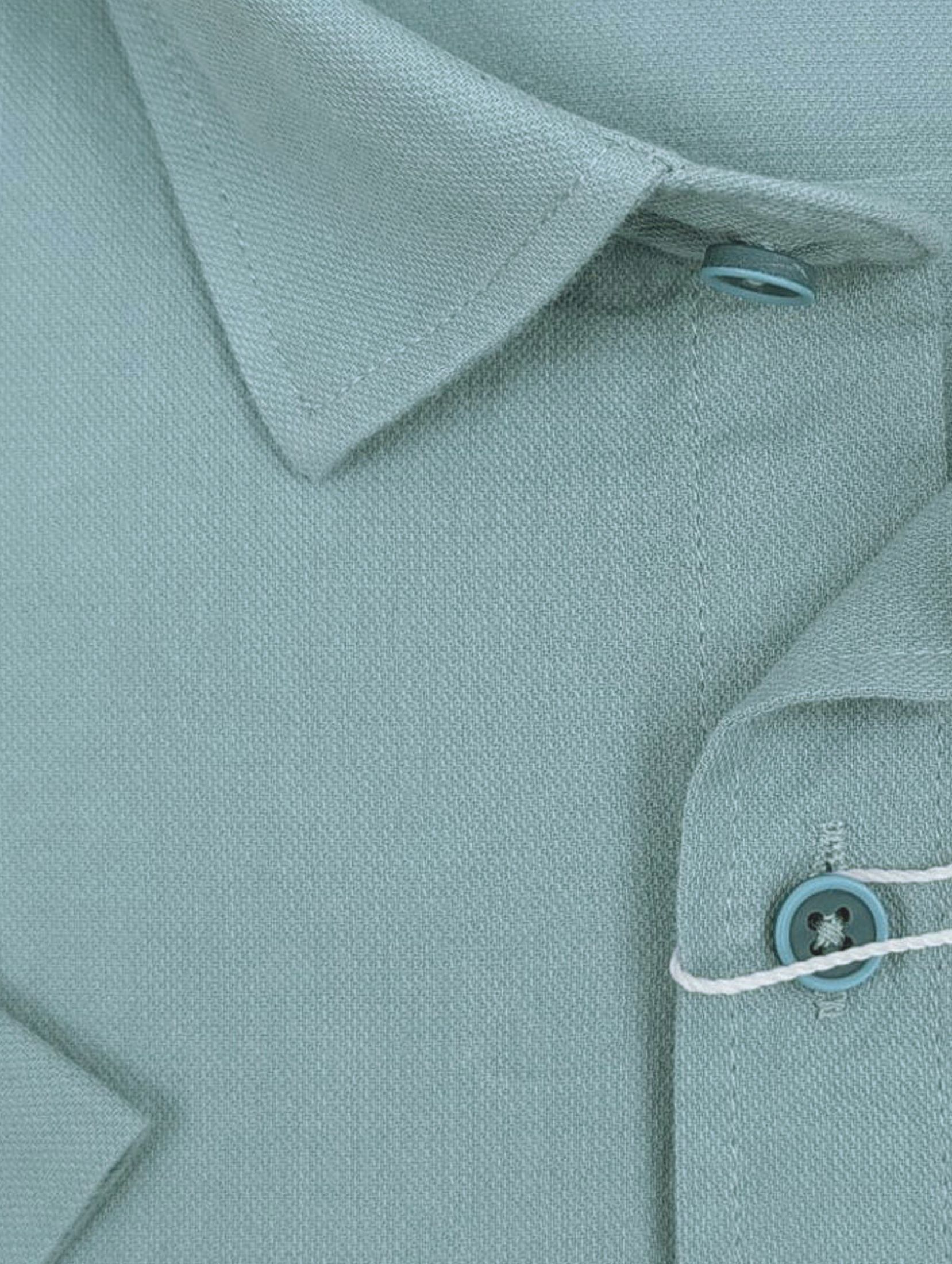 Zielona Koszula Męska z Krótkim Rękawem SLIM FIT Model 247
