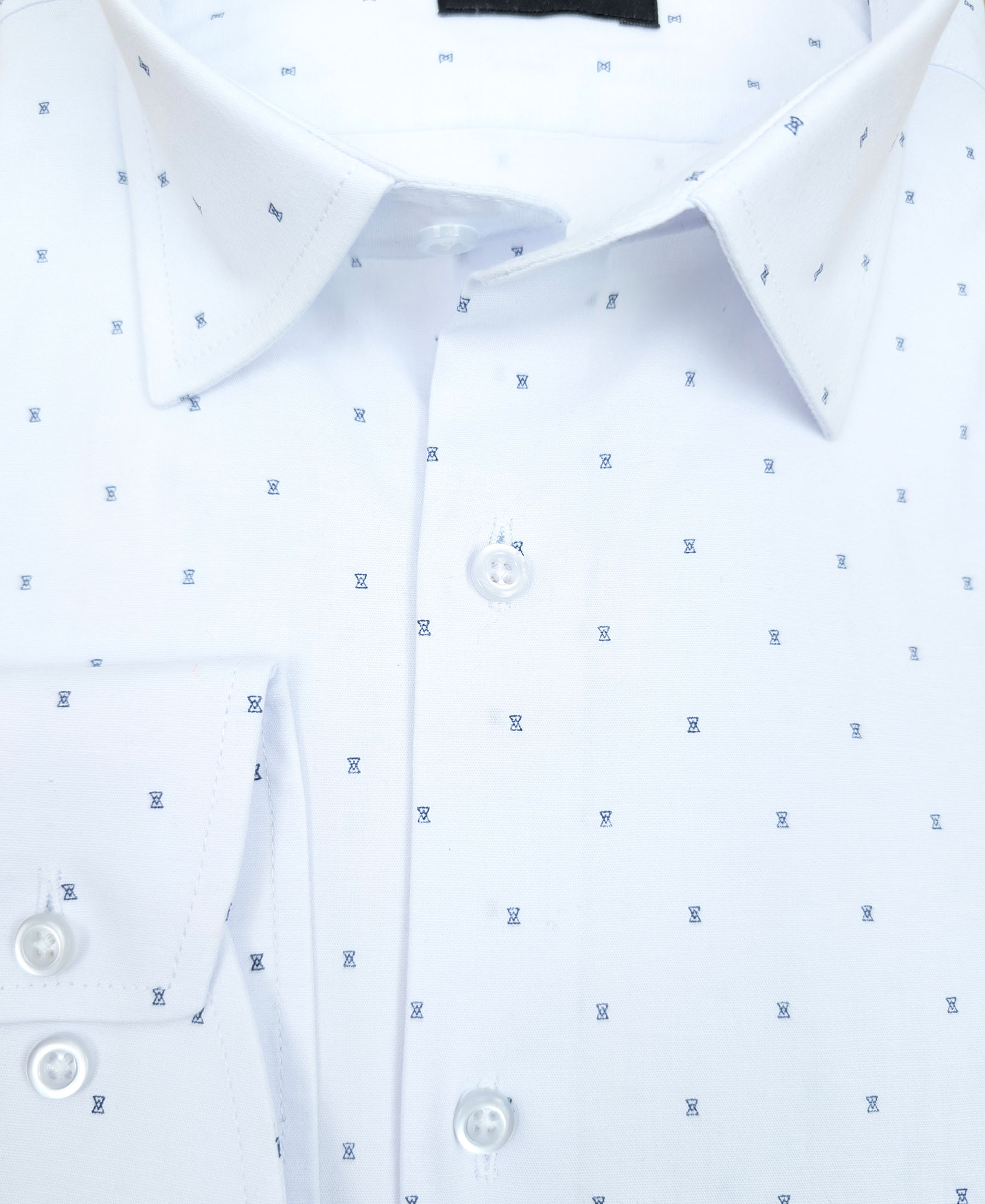 Elegancka biała koszula męska wizytowa klasyczna długi r. 306