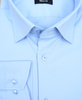 Elegancka niebieska koszula męska klasyczna długi rękaw 312