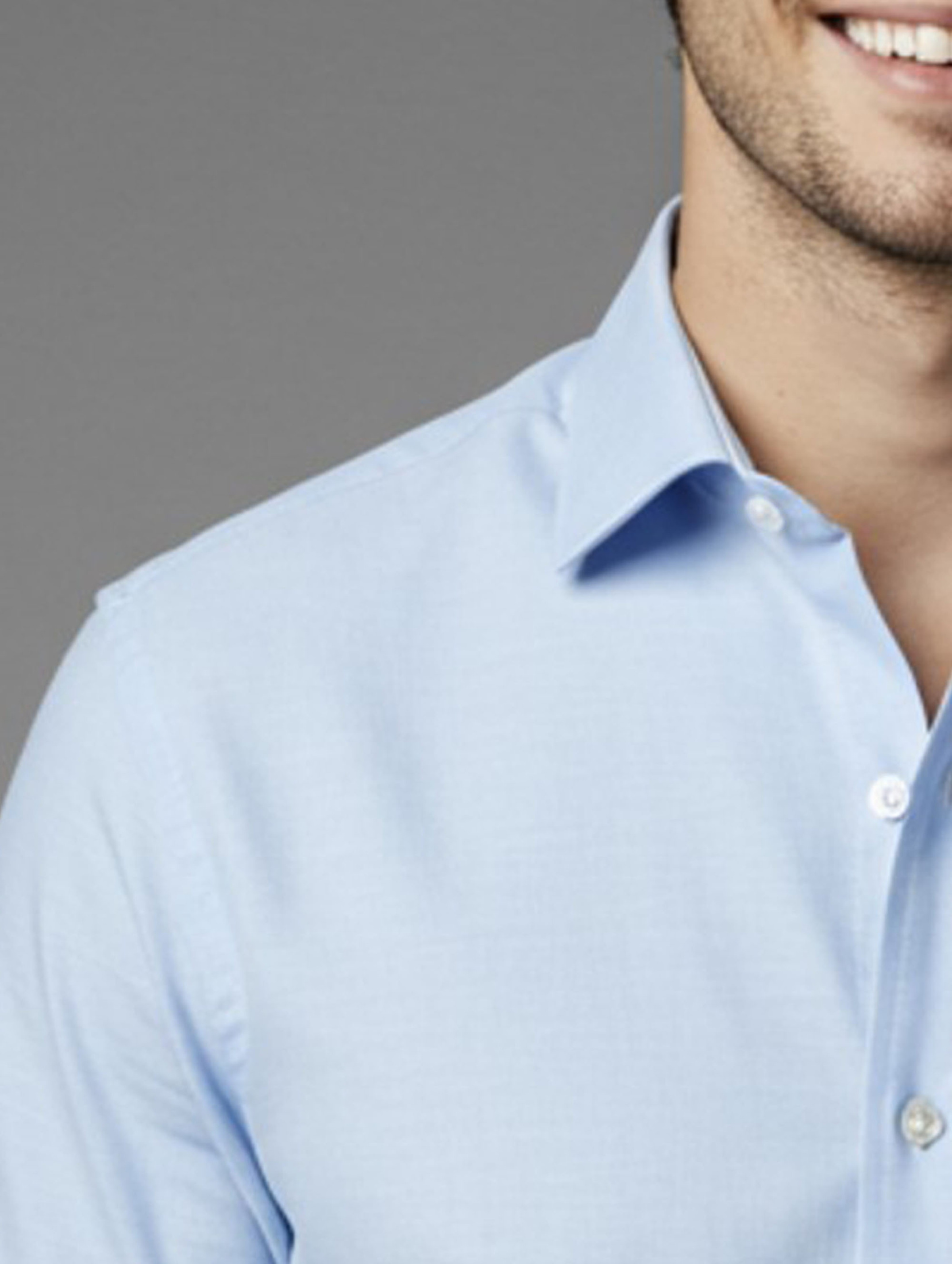 Koszula Męska na Krótki Rękaw Błękitna Slim Fit Model 153