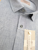 Szara Koszula Męska z Krótkim Rękawem SLIM FIT Model 248