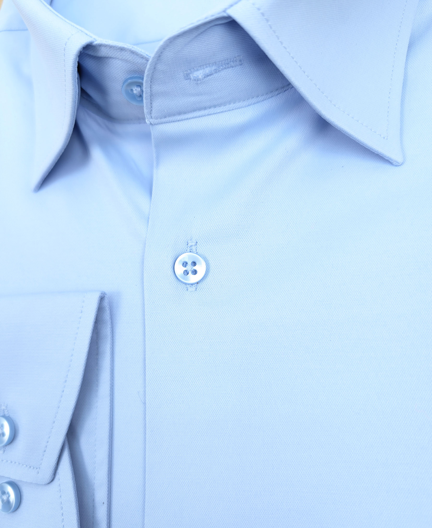 Elegancka niebieska koszula męska klasyczna długi rękaw 312