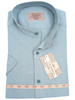 Zielona Koszula Męska ze Stójką SLIM FIT Model 249