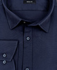Elegancka Granatowa koszula męska klasyczna długi rękaw 311