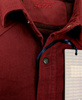 Bordowa Koszula Męska Megafinest Flexible Crimson 288 Slim