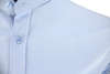 Koszula błękitna gładka na stójce slim 895